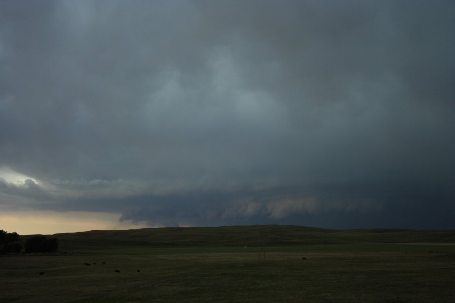 shelfcloud shelf_cloud : N of Authur, Nebraska, USA   10 June 2006