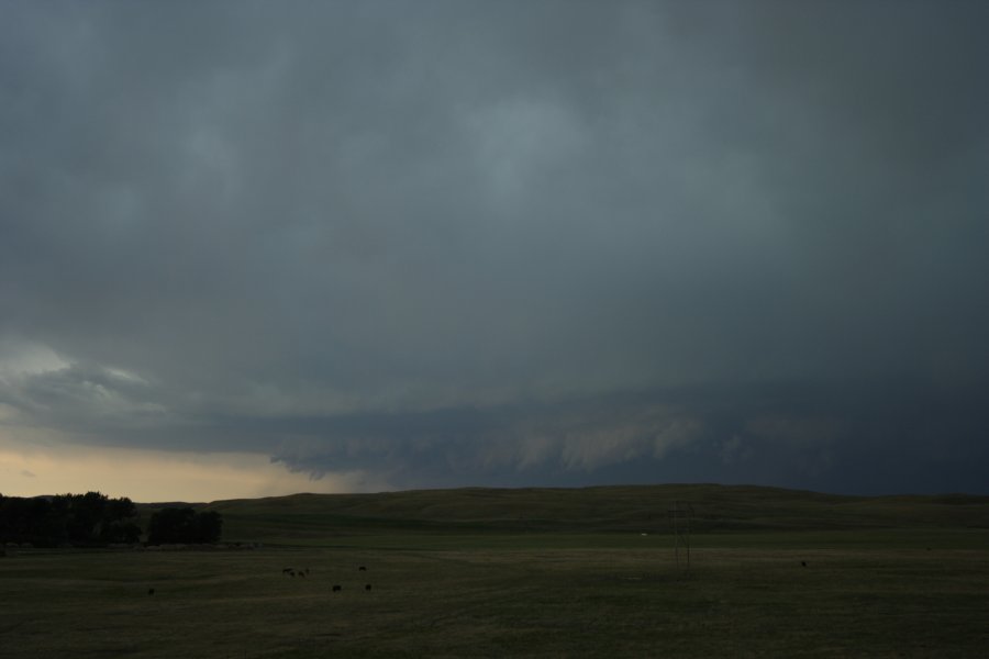 shelfcloud shelf_cloud : N of Authur, Nebraska, USA   10 June 2006