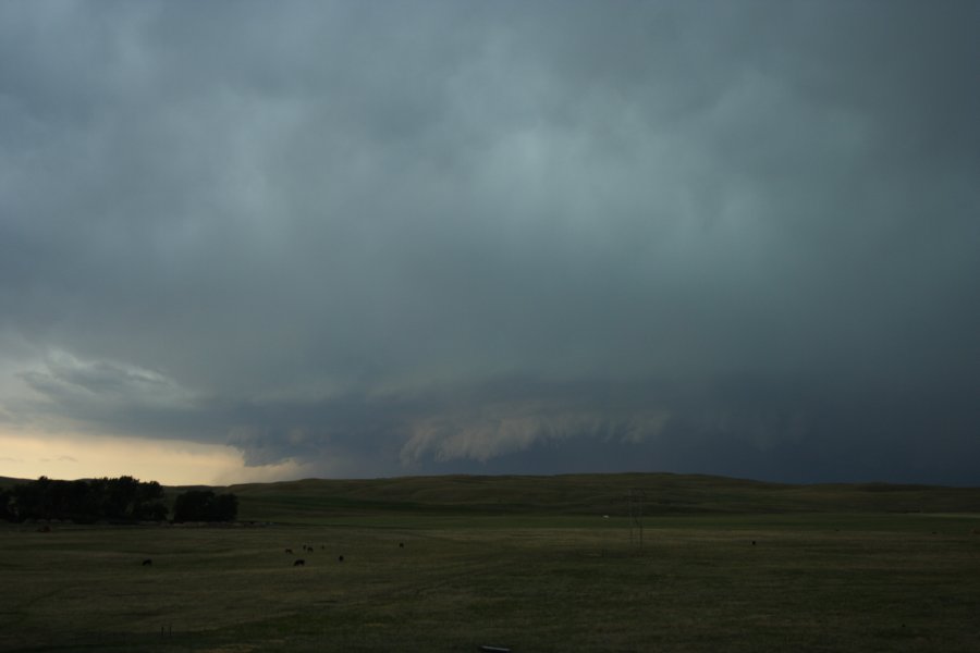 cumulonimbus thunderstorm_base : N of Authur, Nebraska, USA   10 June 2006