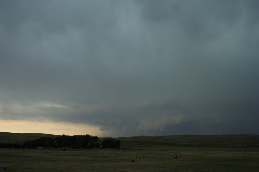 cumulonimbus thunderstorm_base : N of Authur, Nebraska, USA   10 June 2006