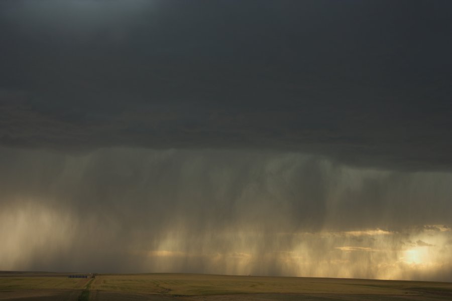 cumulonimbus thunderstorm_base : S of Fort Morgan, Colorado, USA   11 June 2006