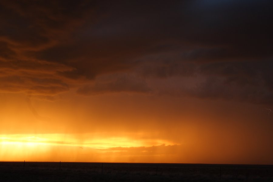 cumulonimbus thunderstorm_base : S of Fort Morgan, Colorado, USA   11 June 2006