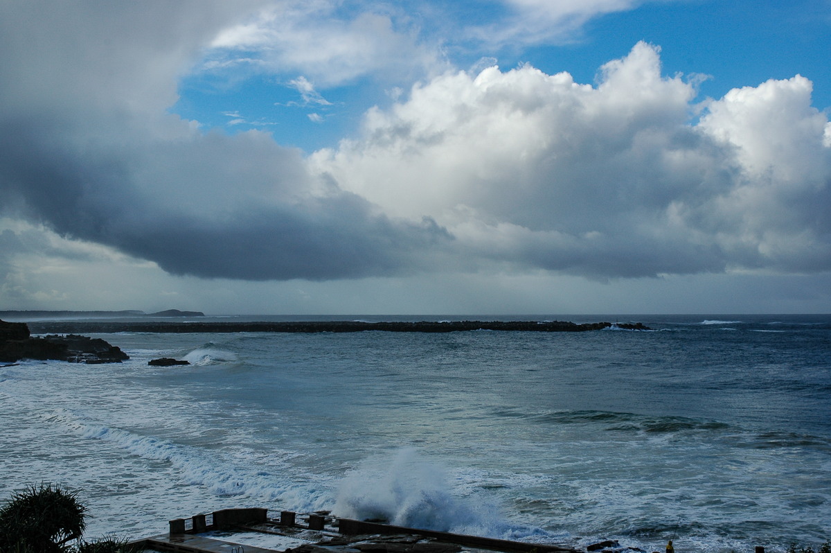 cumulus mediocris : Yamba, NSW   21 July 2006