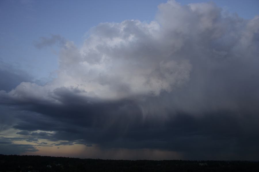 cumulonimbus thunderstorm_base : Schofields, NSW   3 August 2006