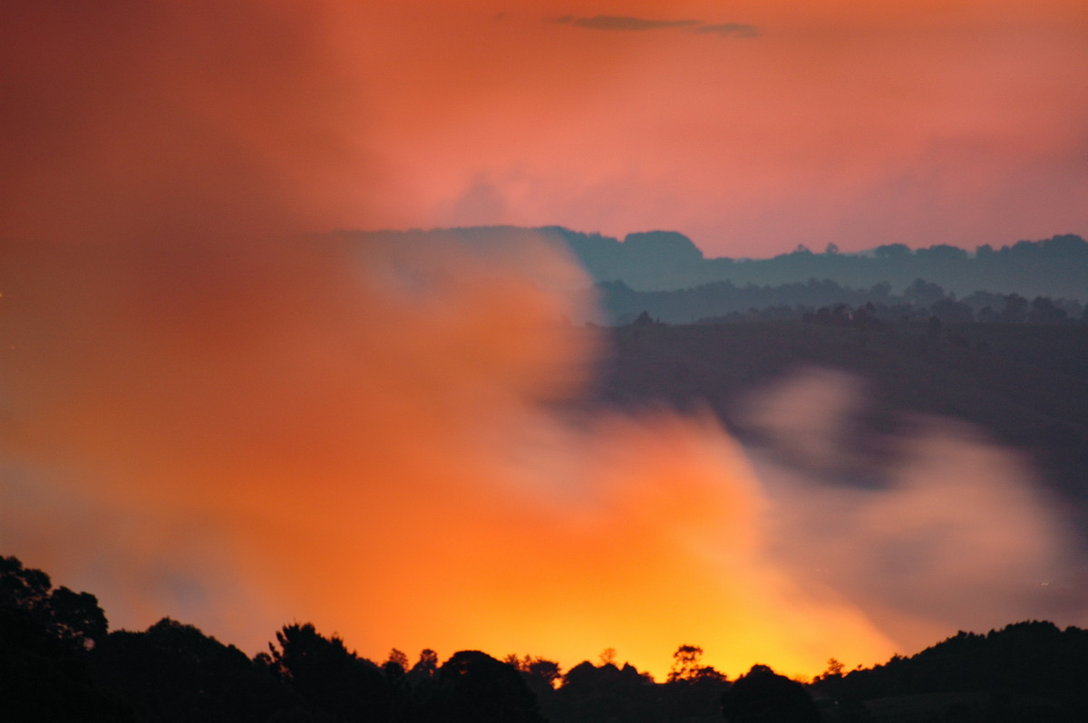 bushfire wild_fire : McLeans Ridges, NSW   22 August 2006