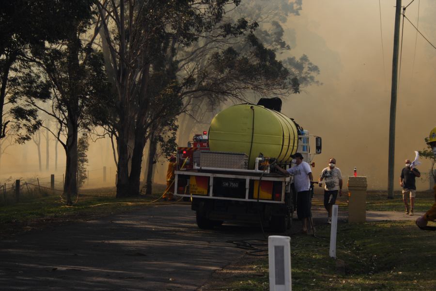 bushfire wild_fire : Scheyville, NSW   24 September 2006