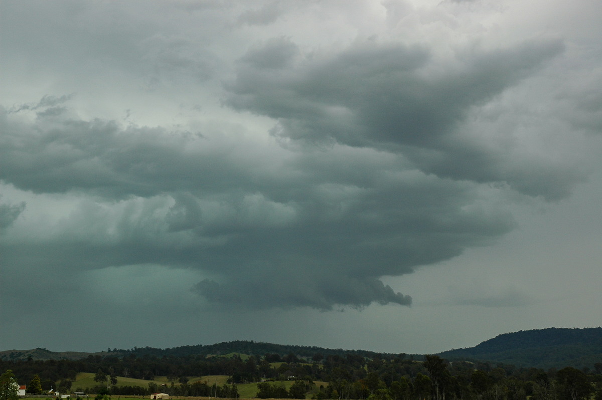 cumulonimbus thunderstorm_base : Mummulgum, NSW   19 October 2006