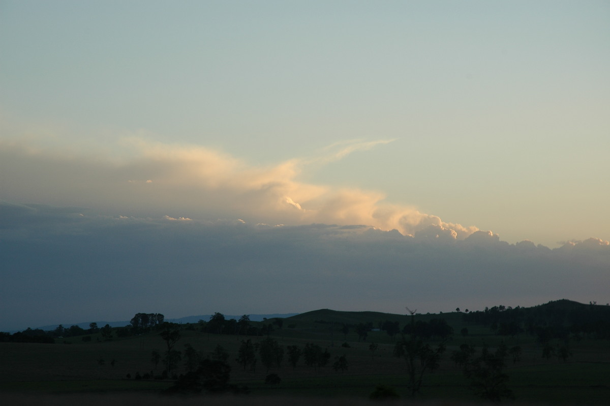 anvil thunderstorm_anvils : Mallanganee, NSW   19 October 2006