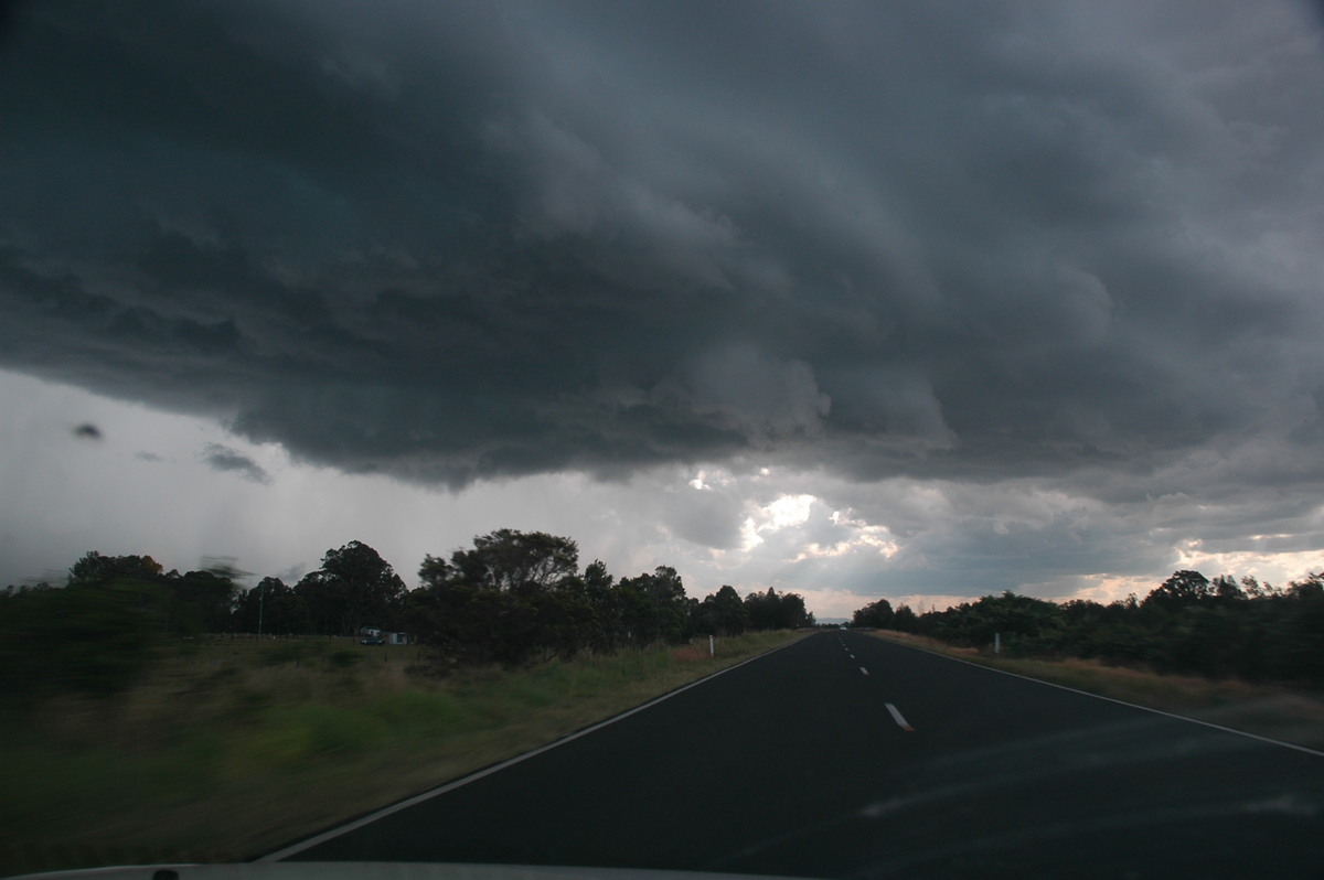 cumulonimbus thunderstorm_base : McKees Hill, NSW   1 November 2006