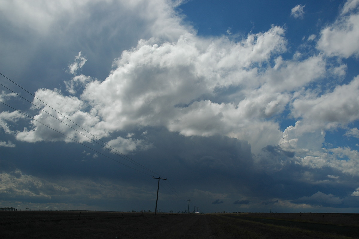 anvil thunderstorm_anvils : Dalby, QLD   4 November 2006