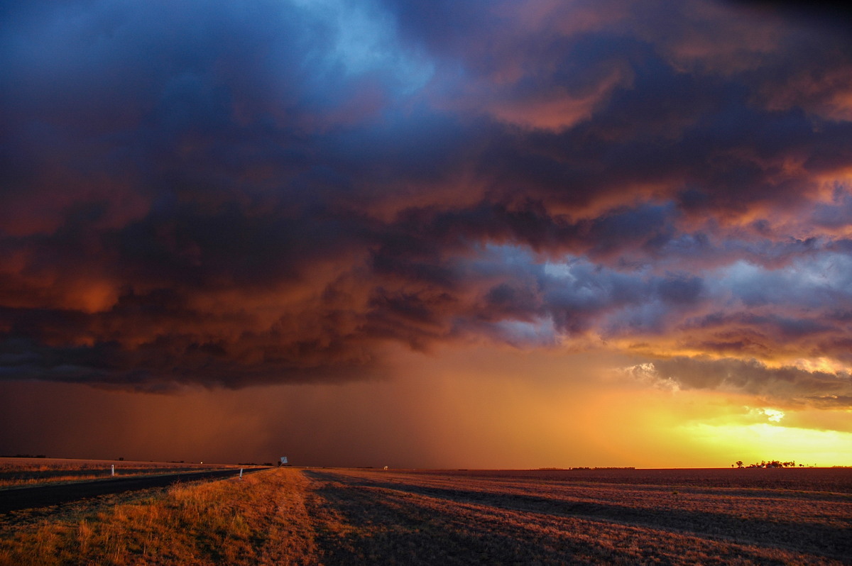 sunset sunset_pictures : SE of Dalby, QLD   4 November 2006