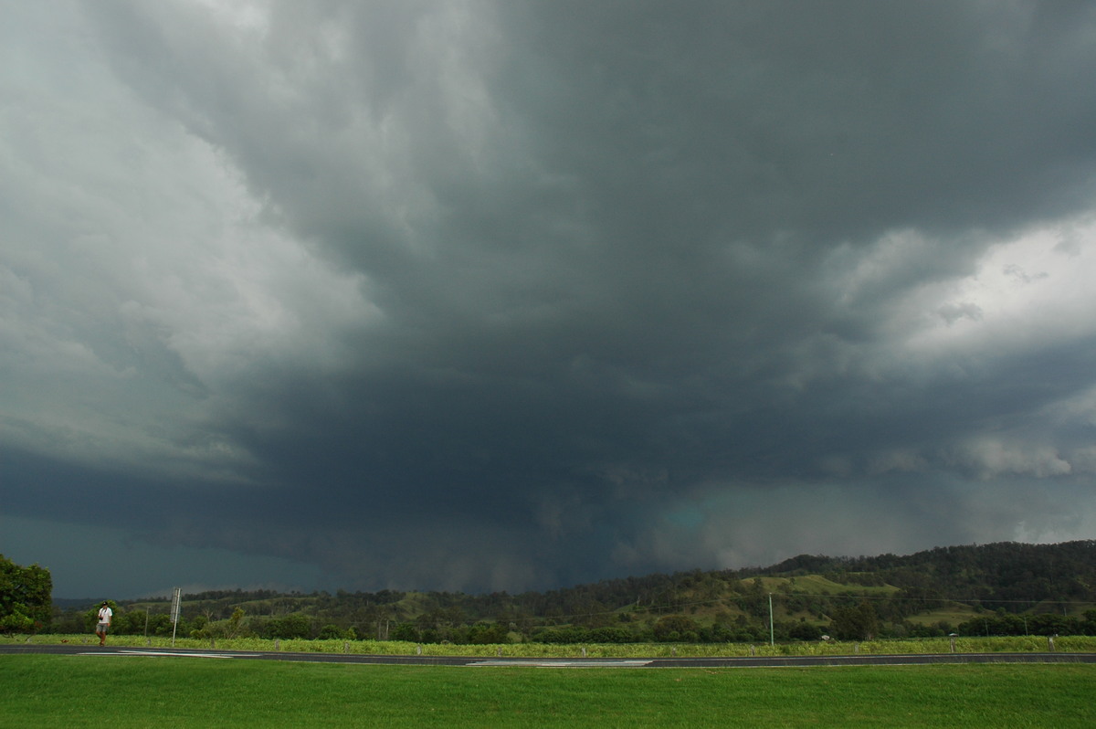 cumulonimbus thunderstorm_base : Wiangaree, NSW   8 November 2006