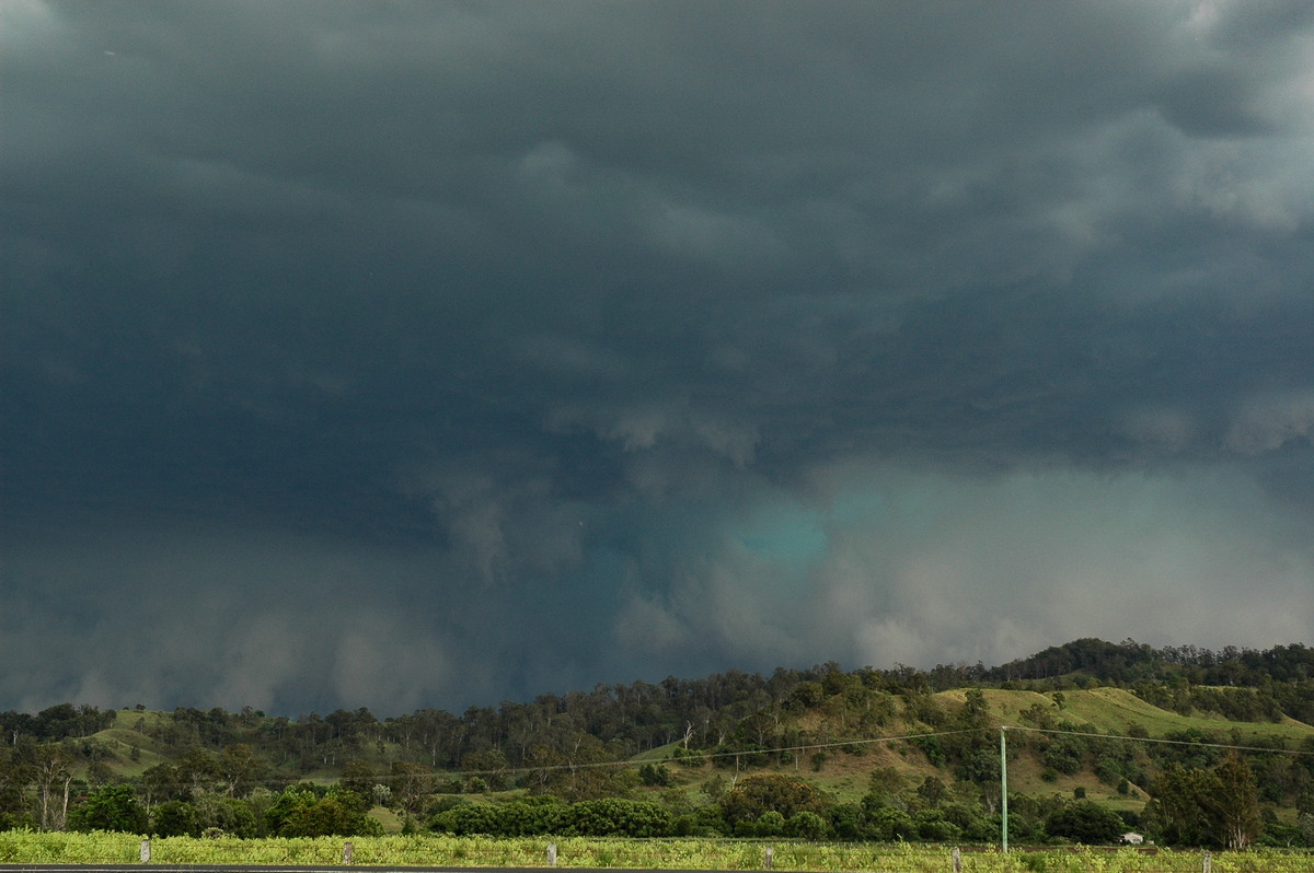 cumulonimbus supercell_thunderstorm : Wiangaree, NSW   8 November 2006