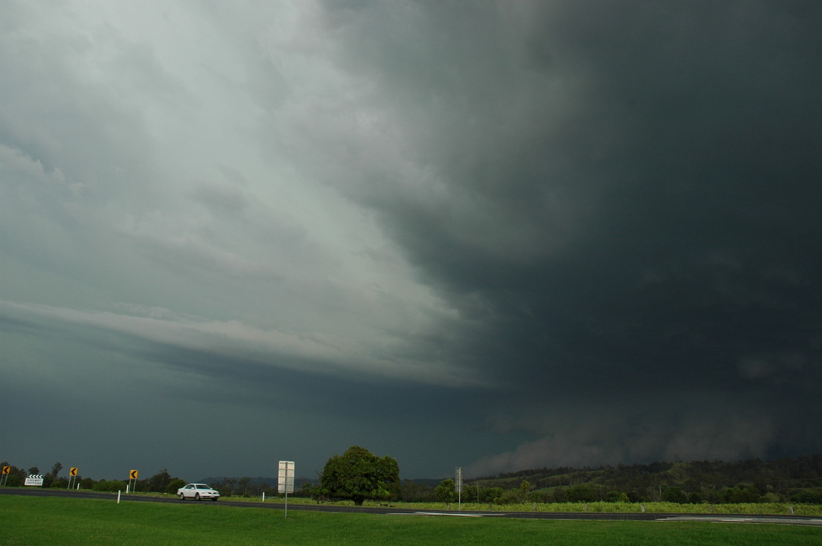 cumulonimbus supercell_thunderstorm : Wiangaree, NSW   8 November 2006