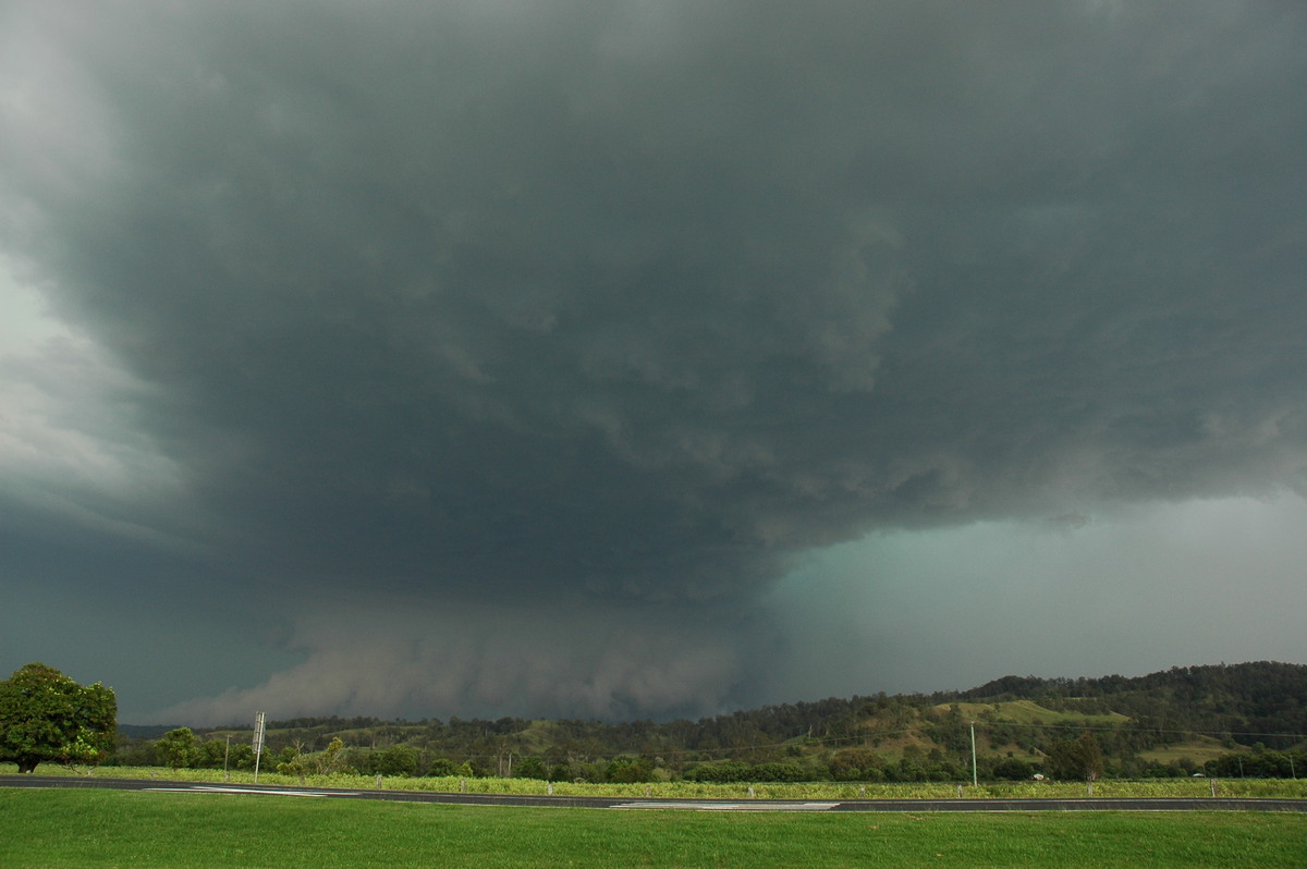 cumulonimbus thunderstorm_base : Wiangaree, NSW   8 November 2006