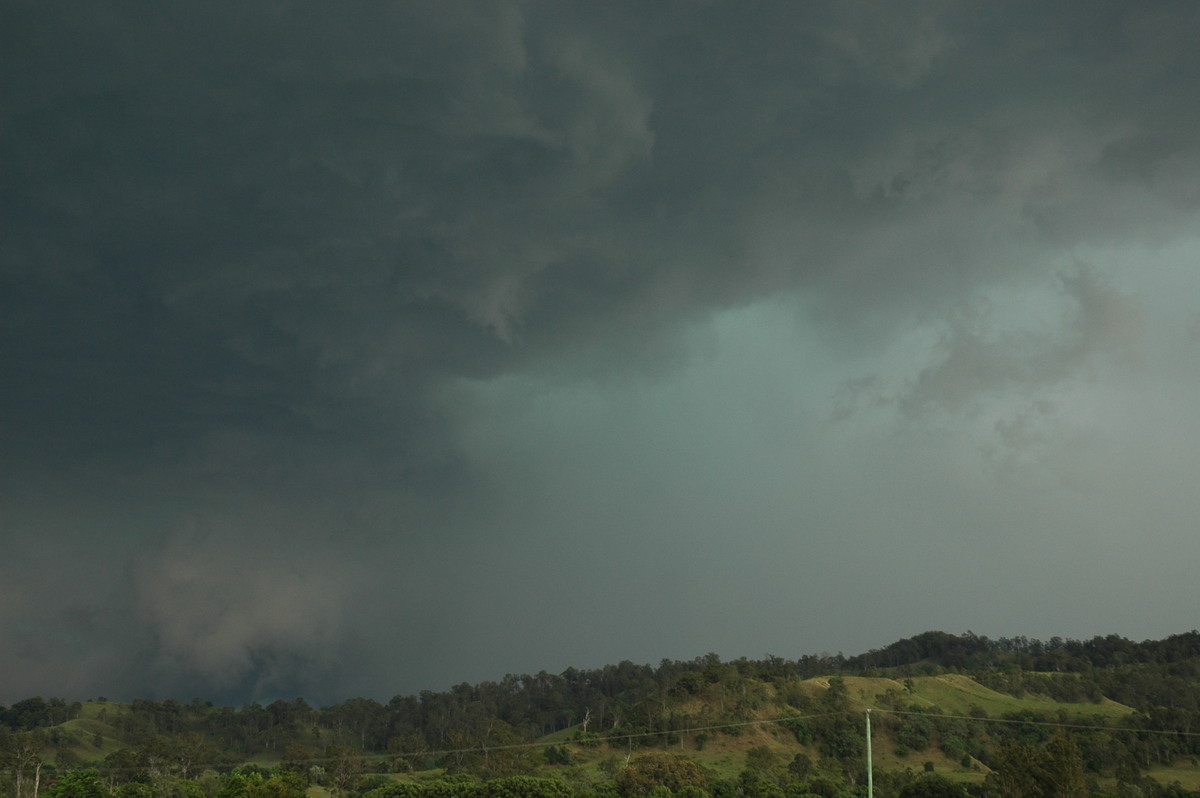 cumulonimbus supercell_thunderstorm : Wiangaree, NSW   8 November 2006