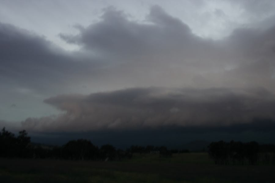 cumulonimbus supercell_thunderstorm : 20km S of Tenterfield, NSW   27 November 2006