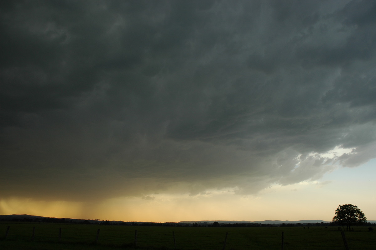 cumulonimbus thunderstorm_base : N of Casino, NSW   29 November 2006