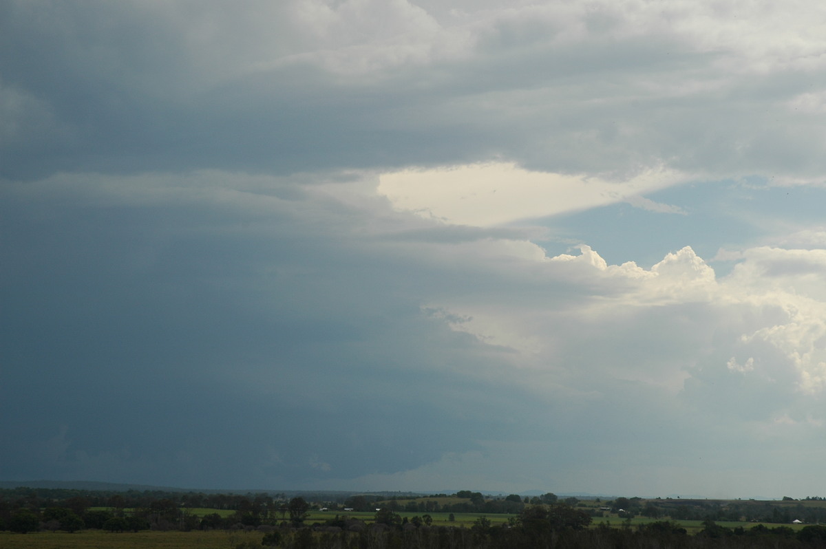 cumulonimbus thunderstorm_base : near Coraki, NSW   14 December 2006