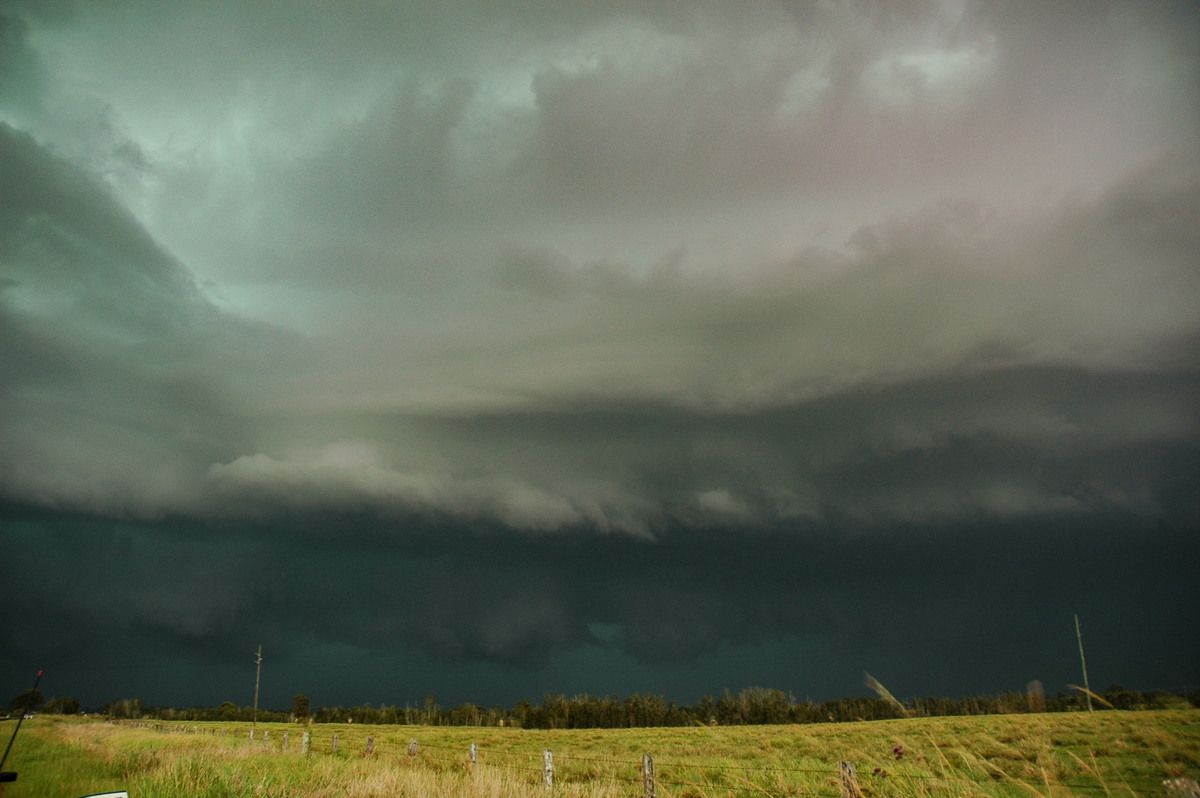 cumulonimbus thunderstorm_base : SE of Casino, NSW   15 December 2006