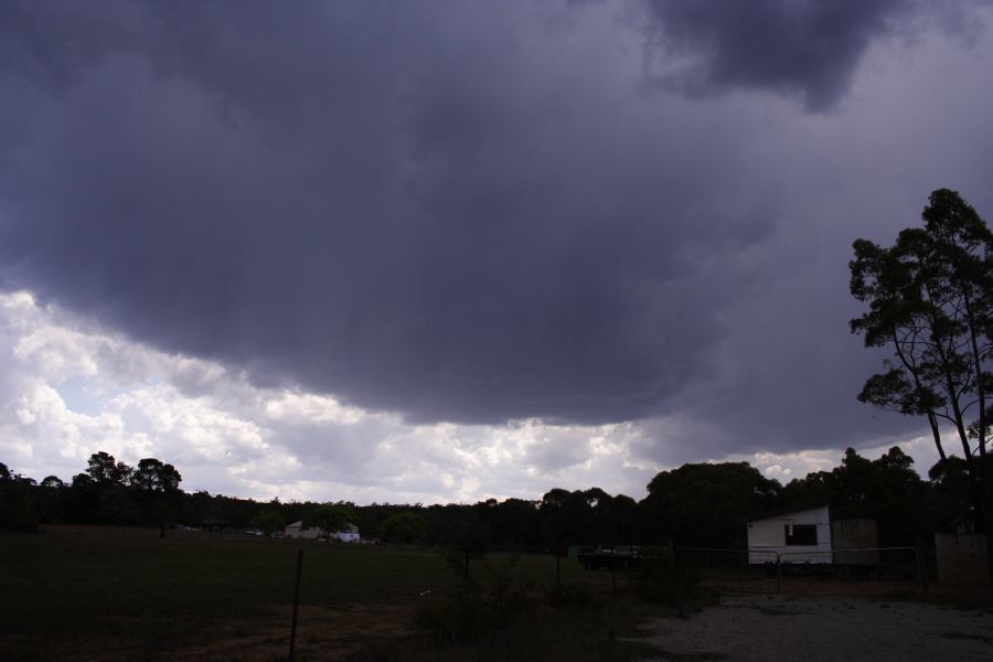 cumulonimbus thunderstorm_base : N of Hilltop, NSW   28 December 2006