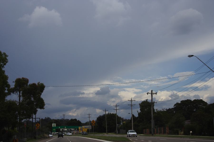anvil thunderstorm_anvils : near Blaxland, NSW   30 December 2006