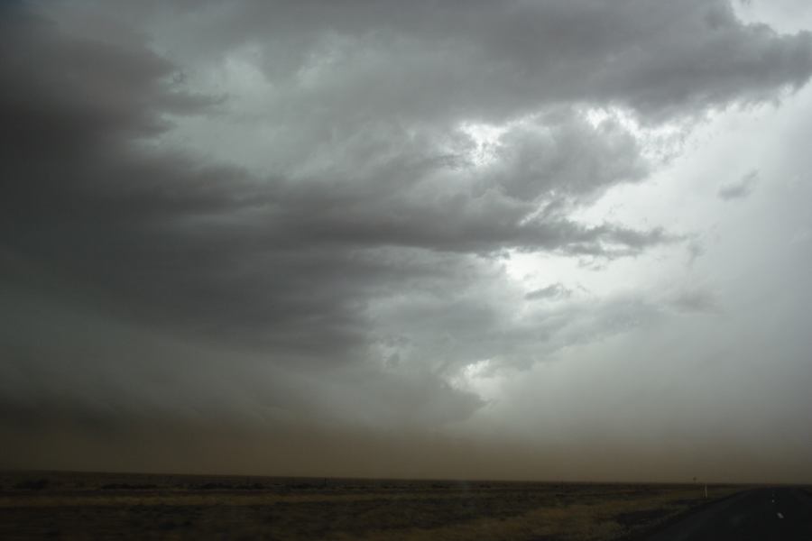 cumulonimbus supercell_thunderstorm : 20km N of Barringun, NSW   2 January 2007