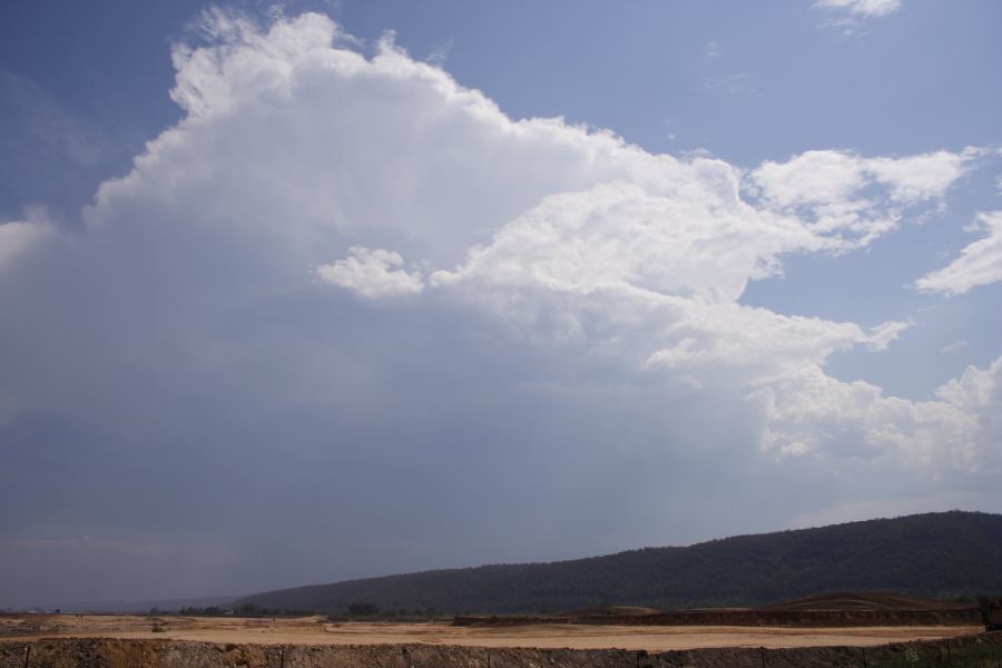 anvil thunderstorm_anvils : Castlereagh, NSW   12 January 2007