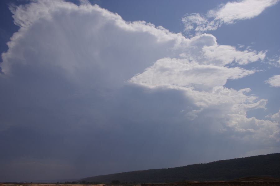 cumulonimbus supercell_thunderstorm : Castlereagh, NSW   12 January 2007