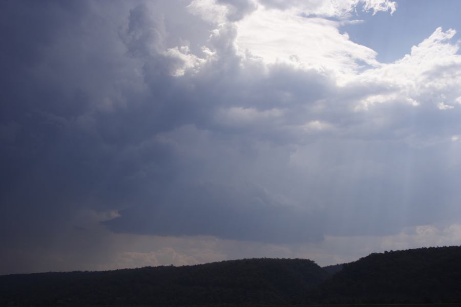 cumulonimbus supercell_thunderstorm : Castlereagh, NSW   12 January 2007