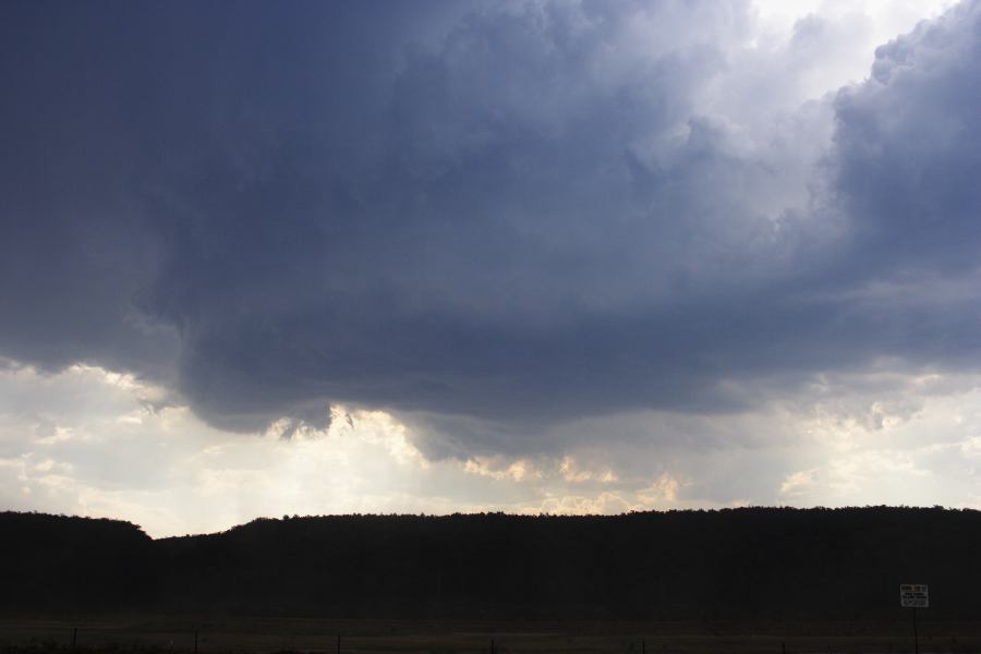 cumulonimbus supercell_thunderstorm : Castlereagh, NSW   12 January 2007