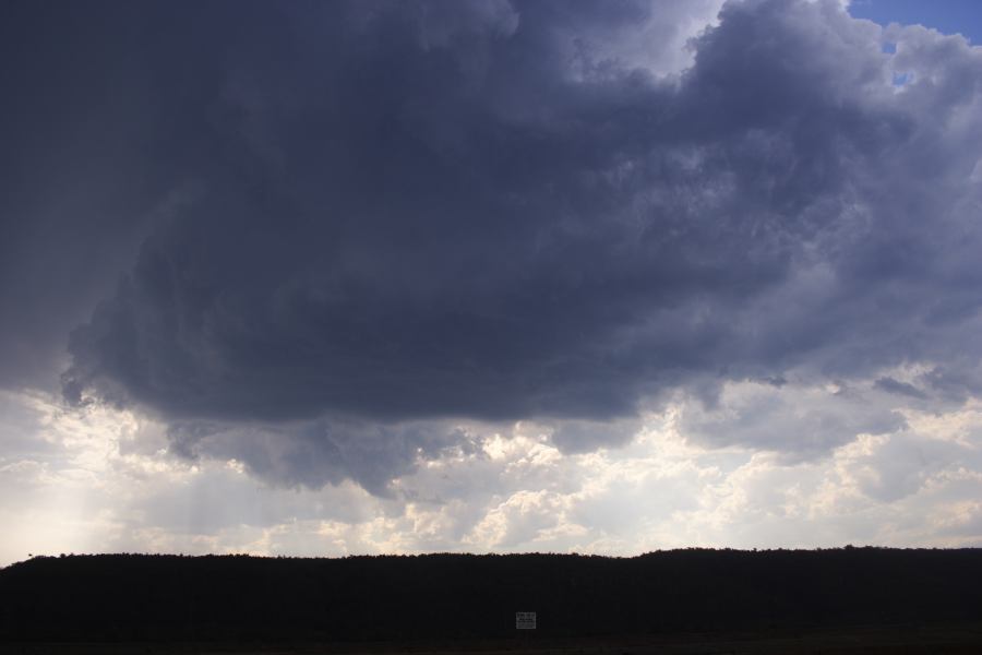 cumulonimbus supercell_thunderstorm : Castlereagh, NSW   12 January 2007