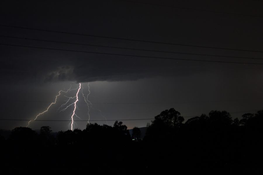 lightning lightning_bolts : E of Muswellbrook, NSW   12 January 2007