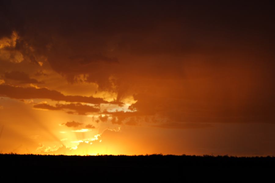 sunset sunset_pictures : ~ 40km N of Inglewood, QLD   13 January 2007