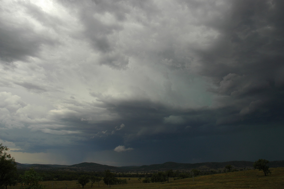 cumulonimbus thunderstorm_base : near Bonshaw, NSW   13 January 2007