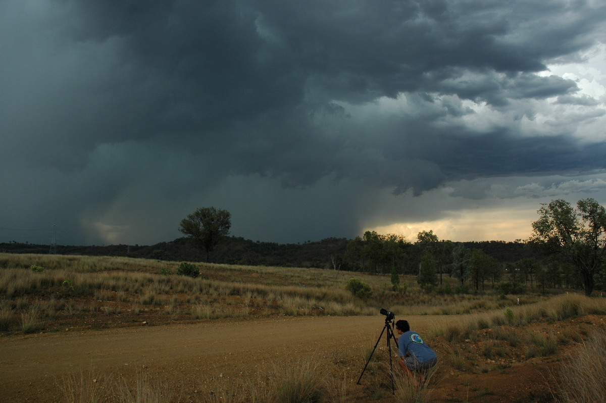 cumulonimbus thunderstorm_base : near Bonshaw, NSW   13 January 2007