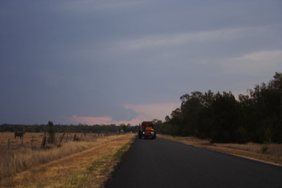 cumulonimbus thunderstorm_base : 40km N of Goondiwindi, NSW   14 January 2007