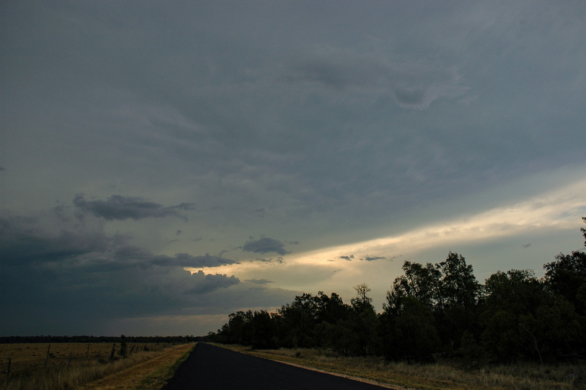 anvil thunderstorm_anvils : N of Goodiwindi, QLD   14 January 2007