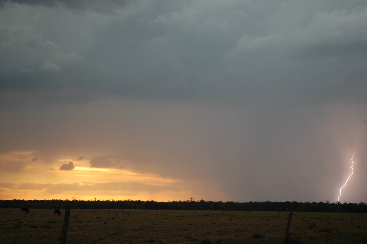 lightning lightning_bolts : N of Goodiwindi, QLD   14 January 2007