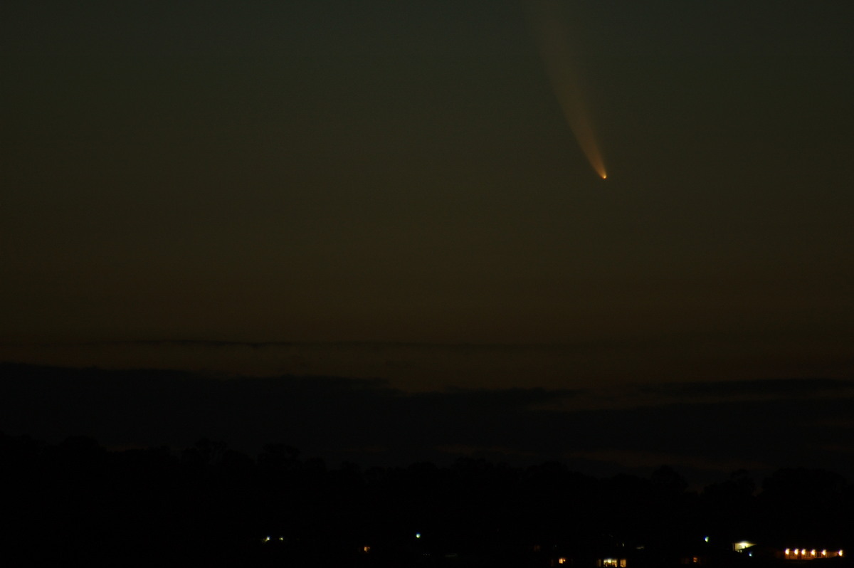 sunset sunset_pictures : Comet McNaught from McLeans Ridges   18 January 2007