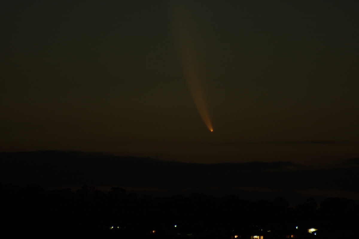 sunset sunset_pictures : Comet McNaught from McLeans Ridges   18 January 2007