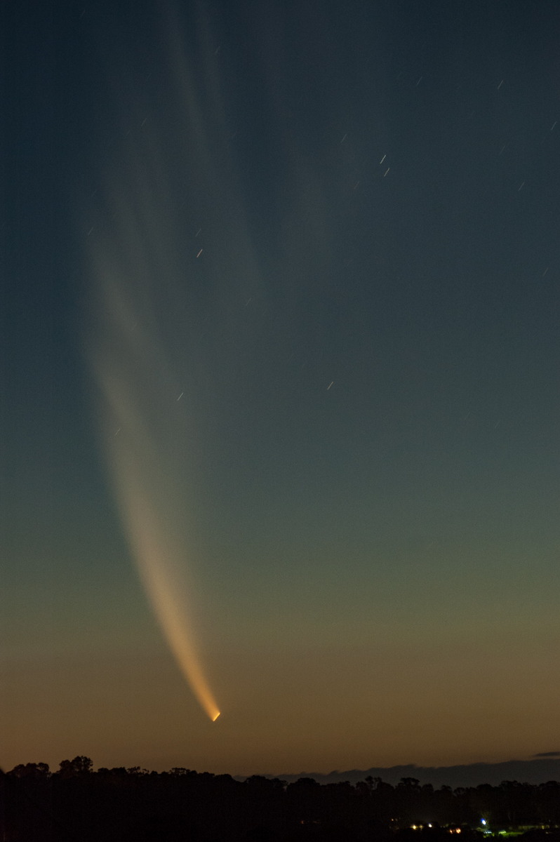 sunset sunset_pictures : Comet McNaught from McLeans Ridges   19 January 2007