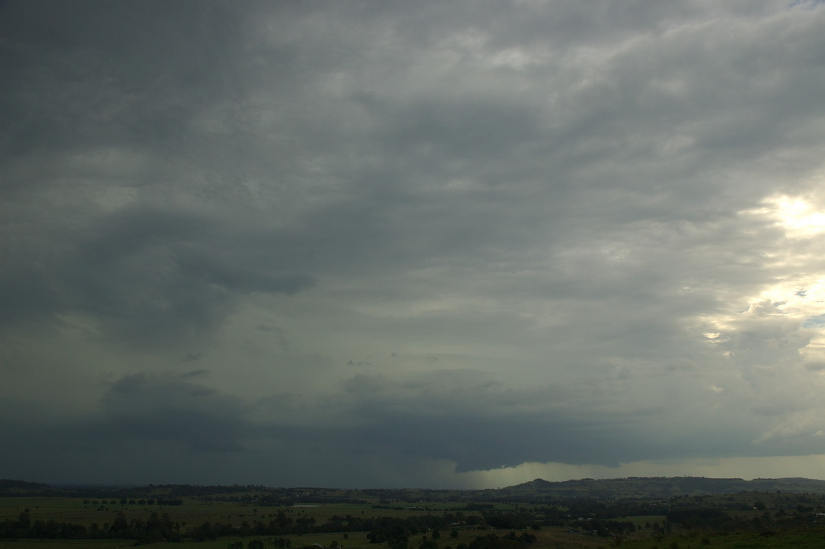 cumulonimbus thunderstorm_base : Wyrallah, NSW   24 January 2007