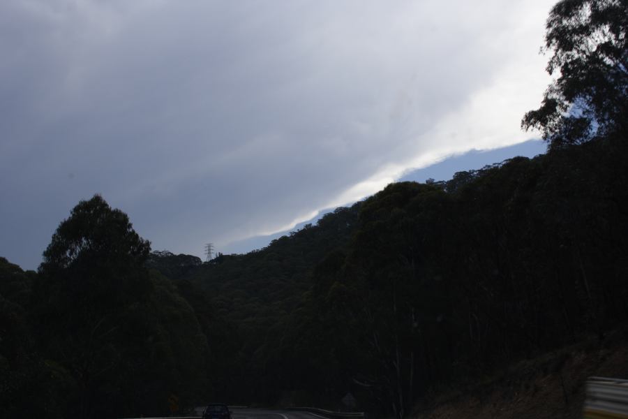 anvil thunderstorm_anvils : near Lithgow, NSW   7 February 2007