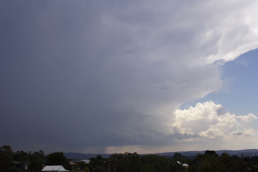 cumulonimbus supercell_thunderstorm : near Lithgow, NSW   7 February 2007