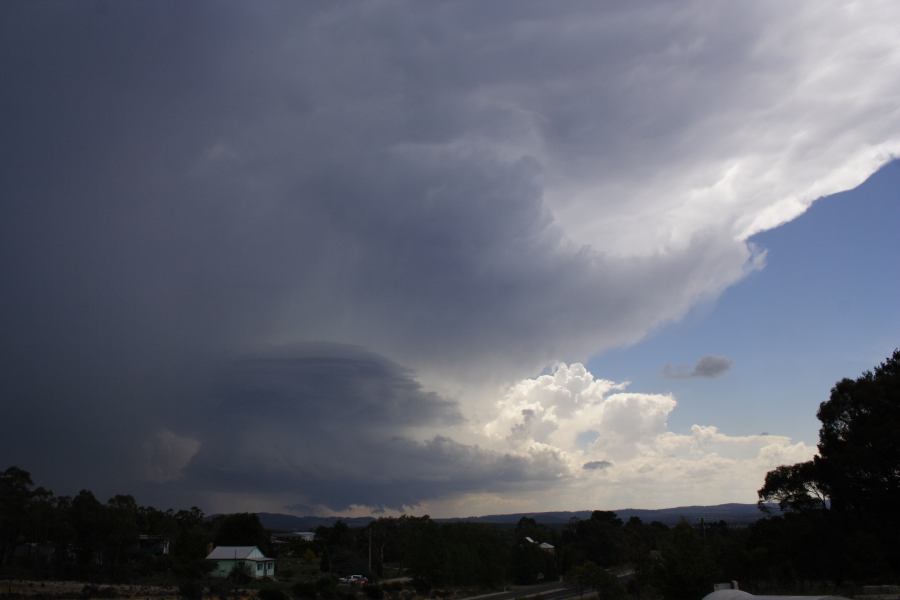 anvil thunderstorm_anvils : near Lithgow, NSW   7 February 2007