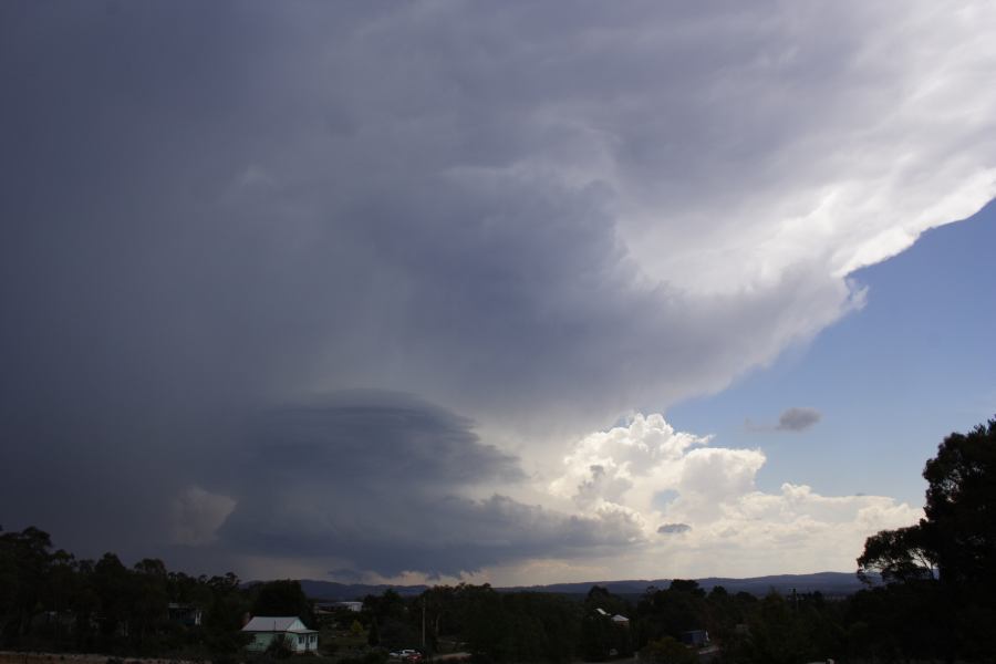 cumulonimbus supercell_thunderstorm : near Lithgow, NSW   7 February 2007