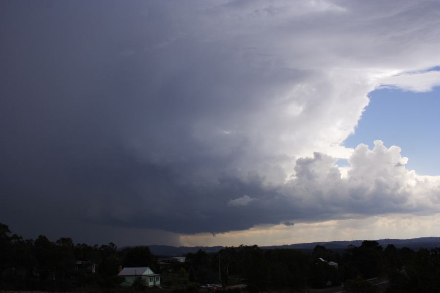 cumulonimbus supercell_thunderstorm : near Lithgow, NSW   7 February 2007