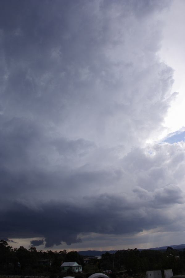 cumulonimbus supercell_thunderstorm : near Lithgow, NSW   7 February 2007