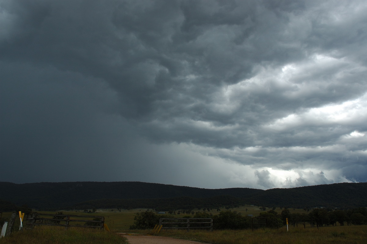 cumulonimbus thunderstorm_base : S of Tenterfield, NSW   10 February 2007